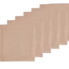 Serviette de table - lin et coton rose
