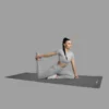 Serviette de yoga antidérapante