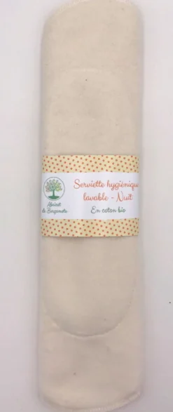 Serviette lavable (nuit)