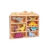 Set d'animaux en bois : dinosaures