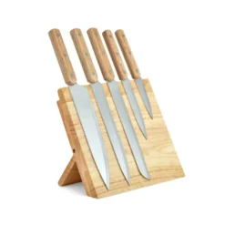 Set de 5 couteaux et support magnétique
