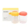 Set de petits pots en verre borosilicaté 180 ml - coral &nbsp; mimosa