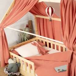Set double ciel de lit cabane