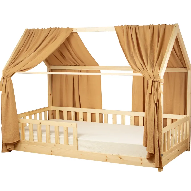 Set double ciel de lit cabane camel