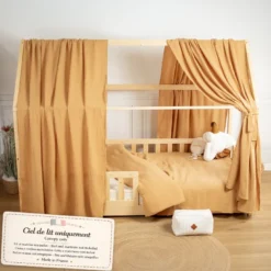 Set double ciel de lit cabane camel