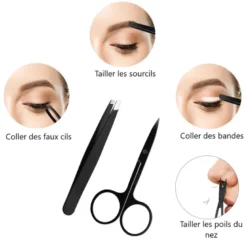 Set epilation sourcils