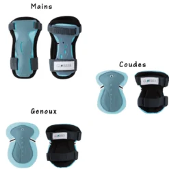 Set 3 protections enfant xs (coudes, gen