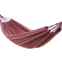 Set support bois avec hamac doublei violet