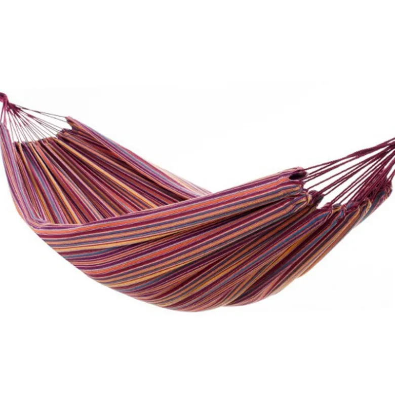 Set support bois avec hamac doublei violet