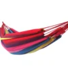 Set support en métal avec hamac double rouge