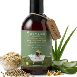 Shampooing bio pour chiens – aloe vera & avoine – vegan, naturel & cruelty free