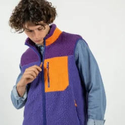 Sherpa sans manches mixte bubblegum xl