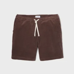 Short en velours marron S