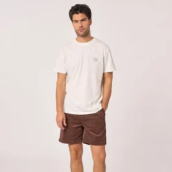 Short en velours marron S