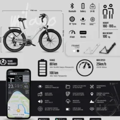 Smartbike legend milano 14ah noir