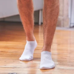 Socquettes unies blanc