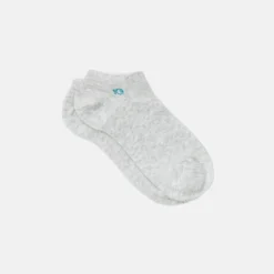 Socquettes unies gris clair