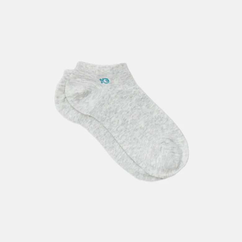 Socquettes unies gris clair