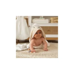 Sortie de bain ecru 70x70 cm