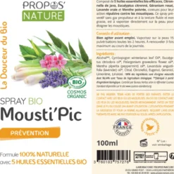 Spray mousti'pic bio