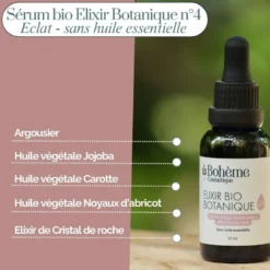 Sérum bio eclat, elixir botanique n°4
