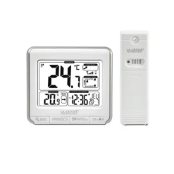 Station de temp. Avec alertes grise