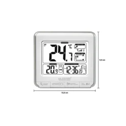 Station de temp. Avec alertes grise
