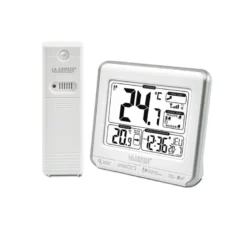 Station de temp. Avec alertes grise
