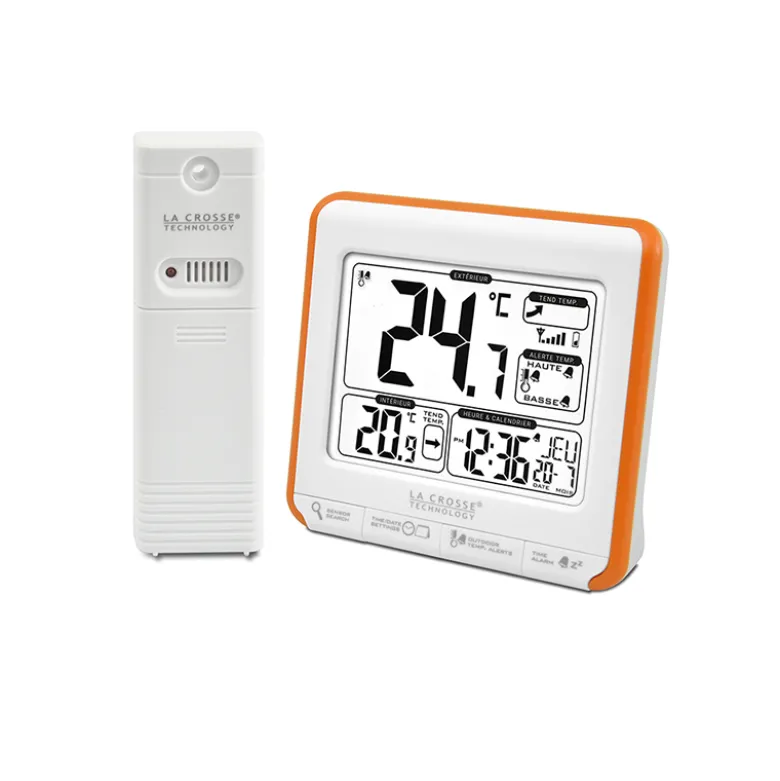 Station de temp. Avec alertes orange