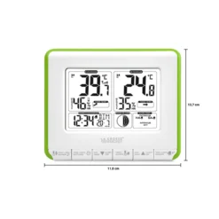 Station de temp, lune, alertes vert