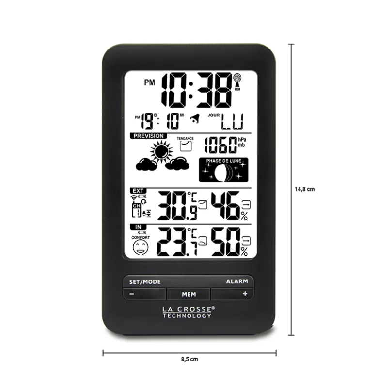 Station meteo complete noire