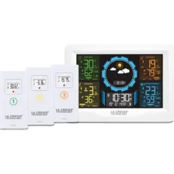 Station météo 3 sondes blanc