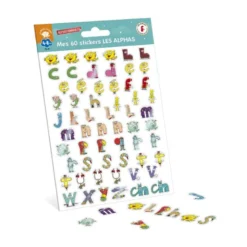 60 stickers 3d repositionnables les alp
