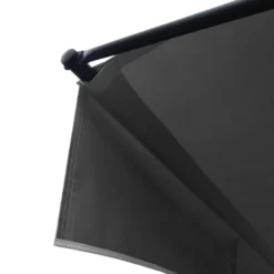Store banne chene 3×1,2m balcon - toile anthracite, structure grise