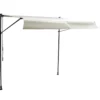 Store banne chene 3×1,2m pour balcon - toile beige, structure grise