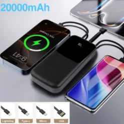 Super power bank 20,000mah 22.5w