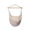 Support bois mélèze avec hamac chaise écru