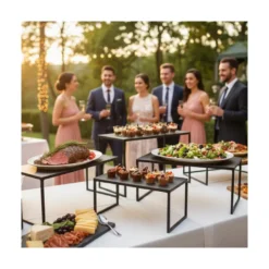 Support buffet rectangulaire set 3