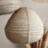 Suspension en lin wabi sabi beige