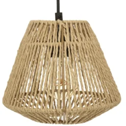 3 suspensions en corde jily - beige
