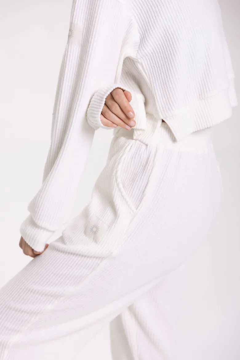 Sweat capuche mika onamaste-ivoire S-M
