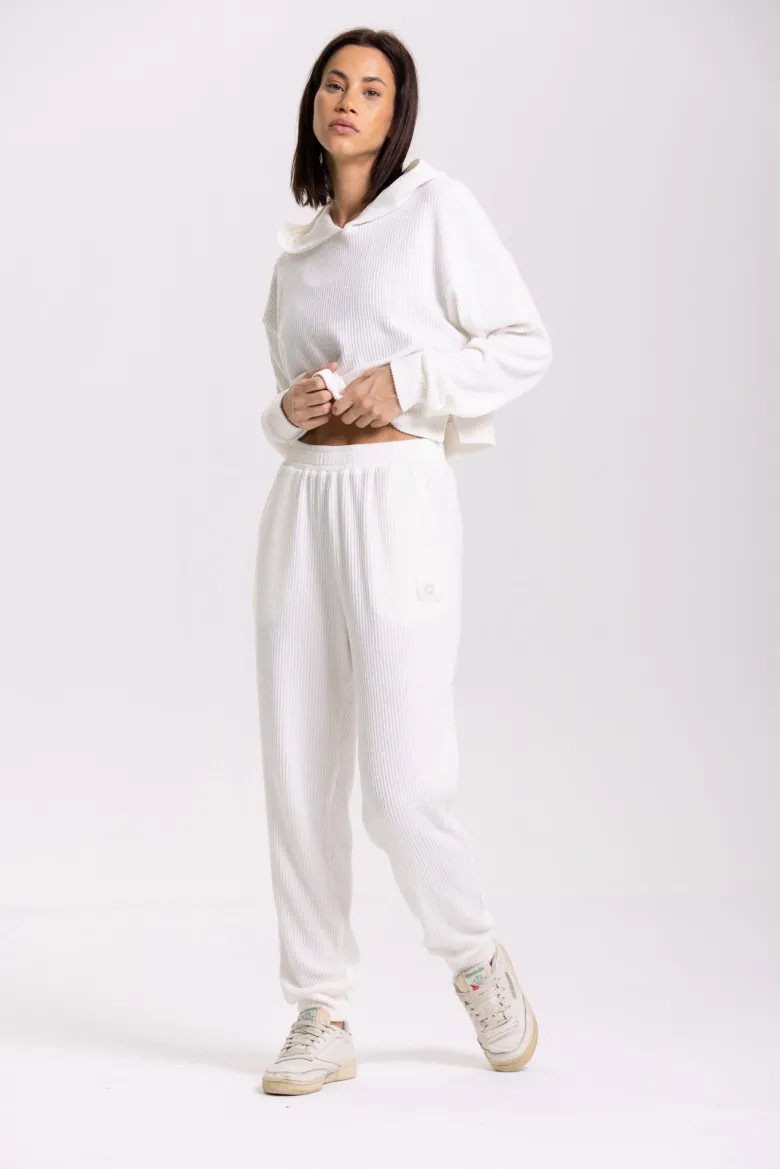 Sweat capuche mika onamaste-ivoire S-M
