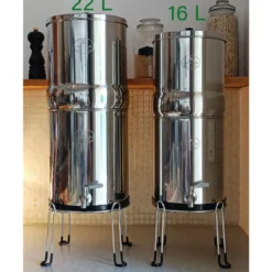 Système de filtration d'eau par gravité charbon actif 22 l