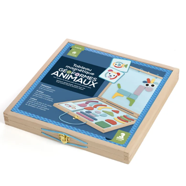 Tableau magnétique géoformes animaux