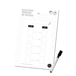 Tableau routine et tâches - 5 étapes