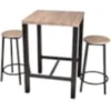 Table bar avec tabourets indus dock