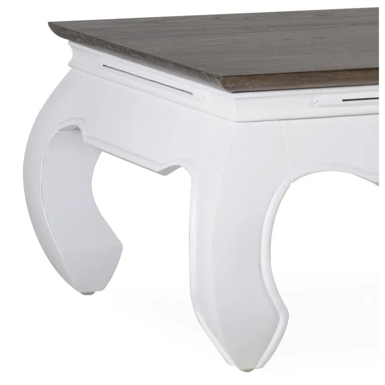 Table basse bois blanc - mélicia