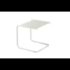 Table basse - club - aluminium blanc - l.39xl.38xh.41,5cm