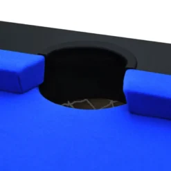 Table de billard convertible noire tapis bleu - eddie