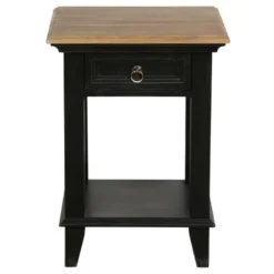 Table de chevet ouvert 1 tiroir bois